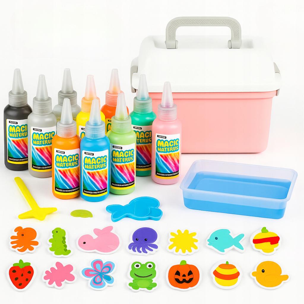 Magiczny Zestaw Do Robienia Żeli Figurek Slime Diy Elfy Gwiazdki Wodne 3D
