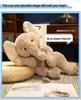 Large Plush Elephant Pillow Toy - Cute Comfort Doll for Children’s Birthday Gift