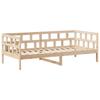 vidaXL Daybed with Canopy 80 x 200 cm Solid Pine Wood