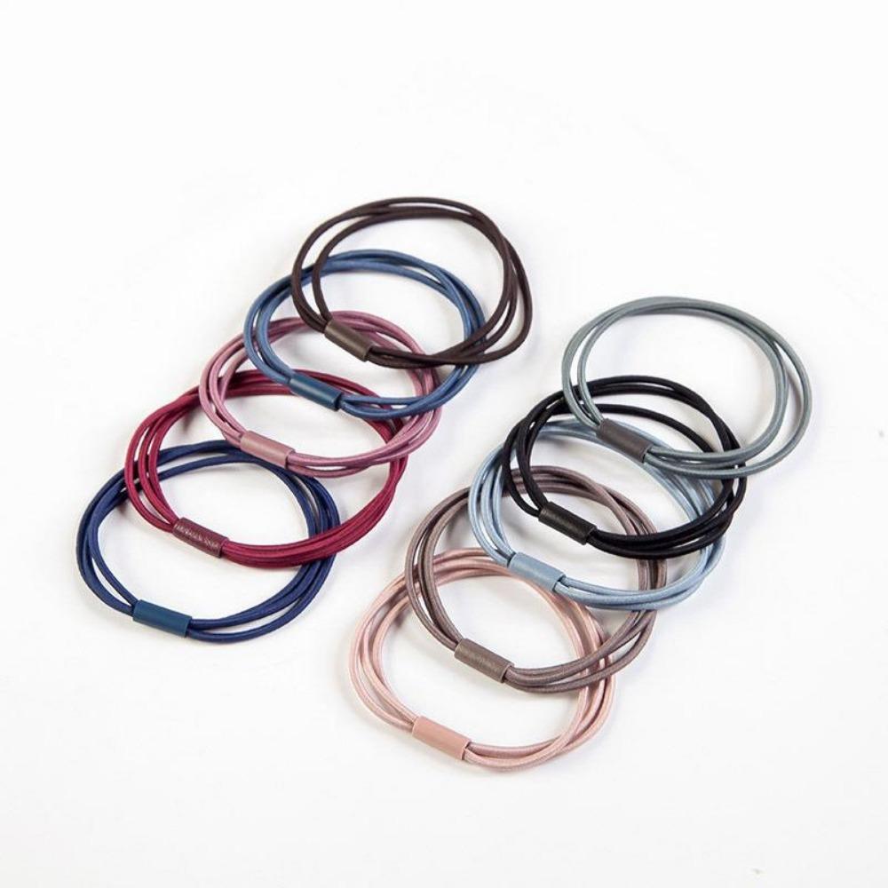10PCS Simple Basic Elastic Hair Bands Scrunchie Ties Fashion Headband for Women Girls