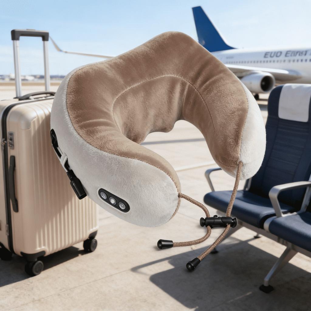 Neck and Shoulder Massage Wrap with Heating - USB Rechargeable & Portable