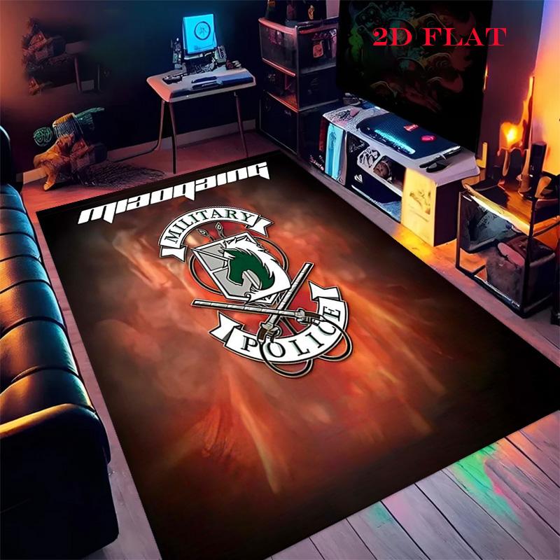 Attack Titan Anime Print Carpet Doormat Floor Mats Doormat Dormitory Decoration Bathroom Mat