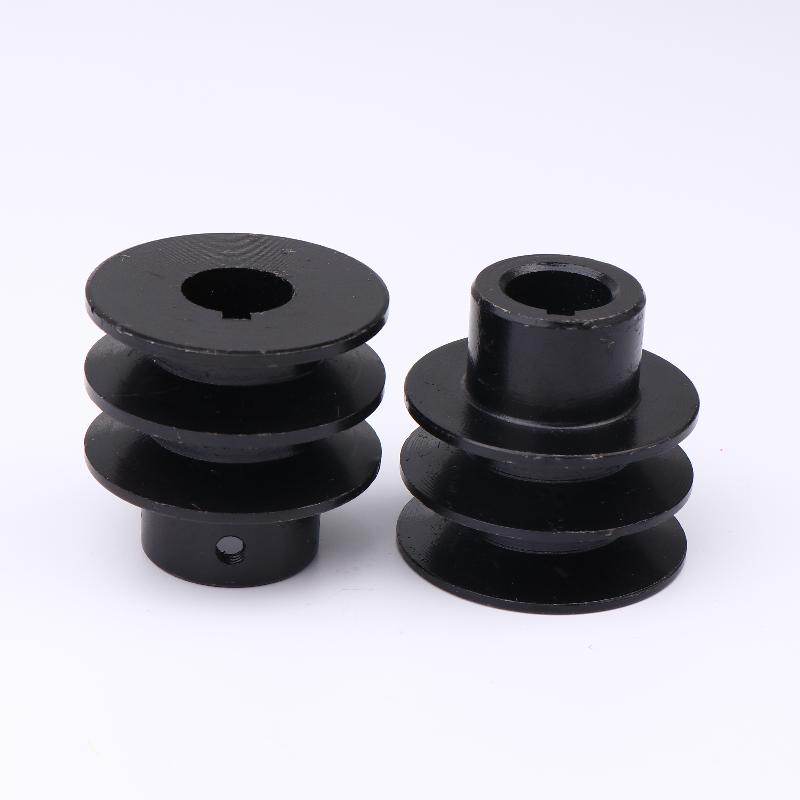 19/20Mm Double Groove Flat Key Shaft V Belt Pulley For 168F 170F Gasoline Engine Accessories