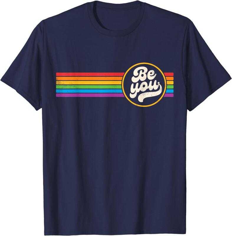 LGBTQ Be You Gay Pride LGBT Ally Rainbow Flag Unisex T-Shirt Unisex T-Shirt
