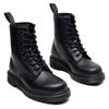 Martin Boots Tooling Boots Women's Hard Leather Pure Black Line Couple Short Boots Men's and Women's Leather Boots Round Head Trend