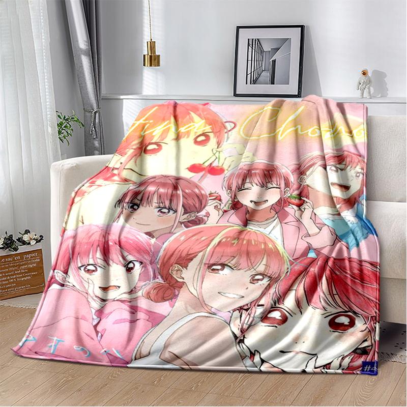 3D Cartoon Blue Box Ao No Hako Love Anime  Blanket,Soft Throw Blanket for Home Bedroom Bed Sofa Picnic Travel Office Cover Kids