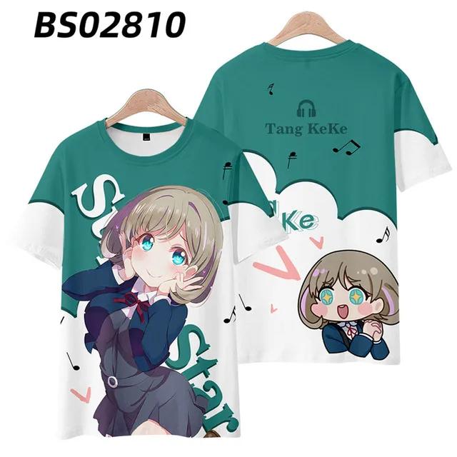 NEW! LoveLive!SuperStar!! 3D Print T-shirt Summer Fashion O-Neck Short Sleeve Popular Japanese Anime Streetwear Unisex Clothes