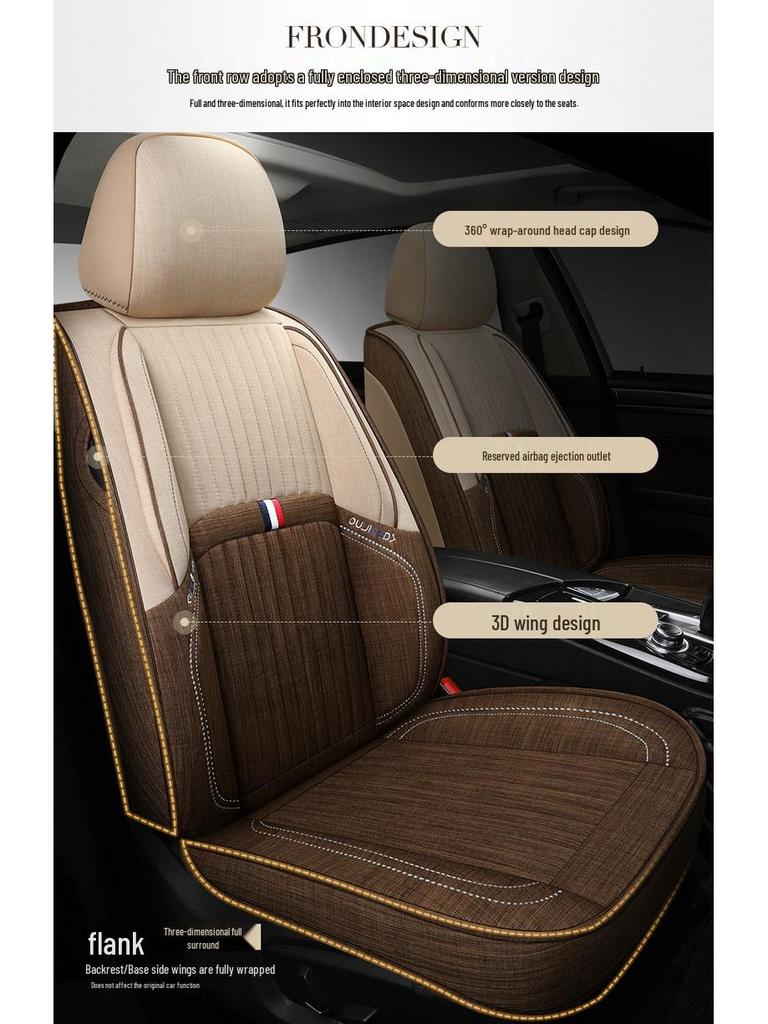 Haima Car Linen Seat Cover: All-Season Cushion for Haifuxing, Huandong M3/M6, S5/S7 Models