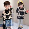 Korean Kids Thin Sweatshirt Spring Autumn Fashionable Top For Boys And Girls Casual Trendy Baby Clothes