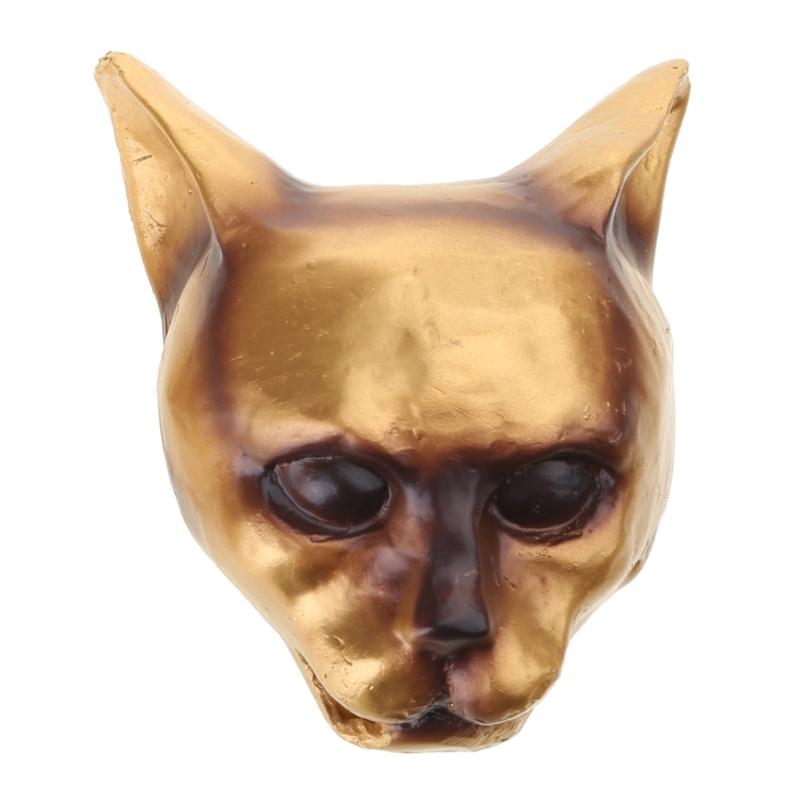 Cats Door Knocker Sculpture Cats & Mouse Ornaments Decorative Cats Mouse Deterrent Decoration Front Door Wall H