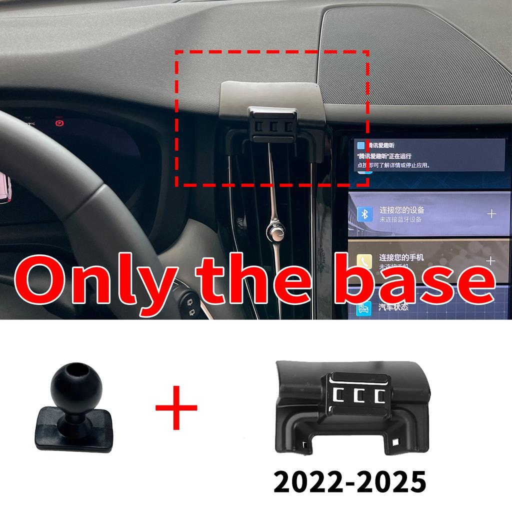 Car Mobile Phone Holder Accessories for Volvo XC60 2018~2025 GPS Bracket Navigation Stand Auto