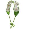 Vacation Flower Headscarf for Street Snap Crochet Hair Scarf Spring Decorative Headpiece Holiday Headwrap for Casual
