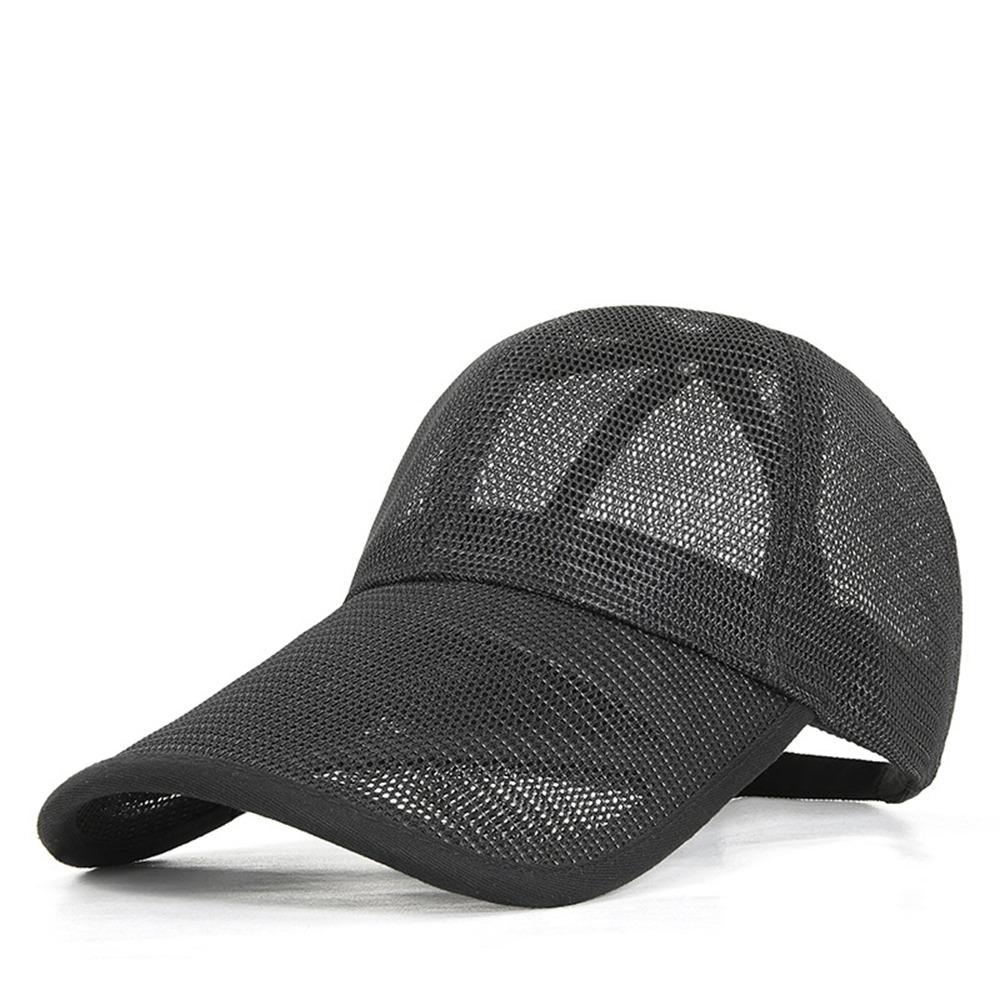 Adjustable Men Snapback Hat Quick-dry Sports Mesh Caps Trucker Cap Mesh Baseball Cap  Unisex