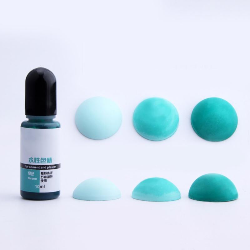 12 Farben Zement Wasserlösliche Farbessenz Gips Pigment für Kreative für Weg Bodenfliese Pflaster Zement Zusatzstoff