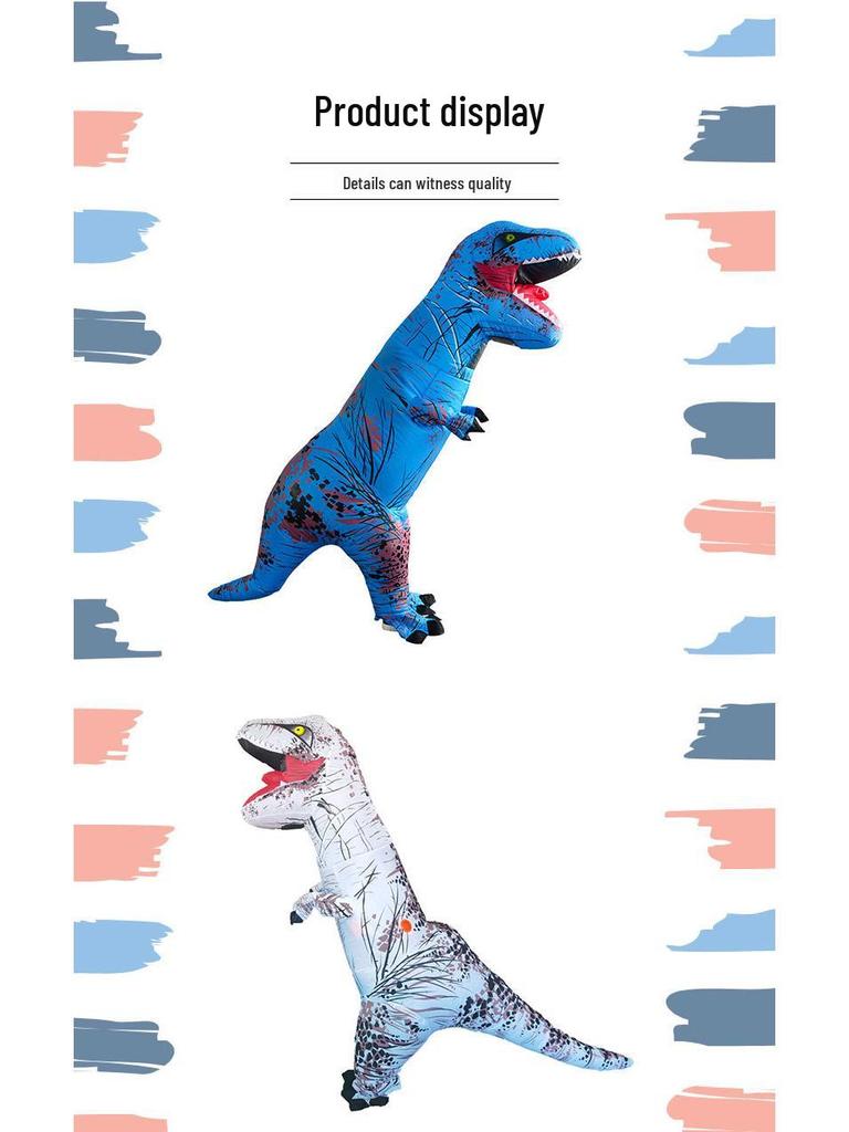 Tyrannosaurus Rex Inflatable Costume - Perfect for Festivals, Parties, and Performances