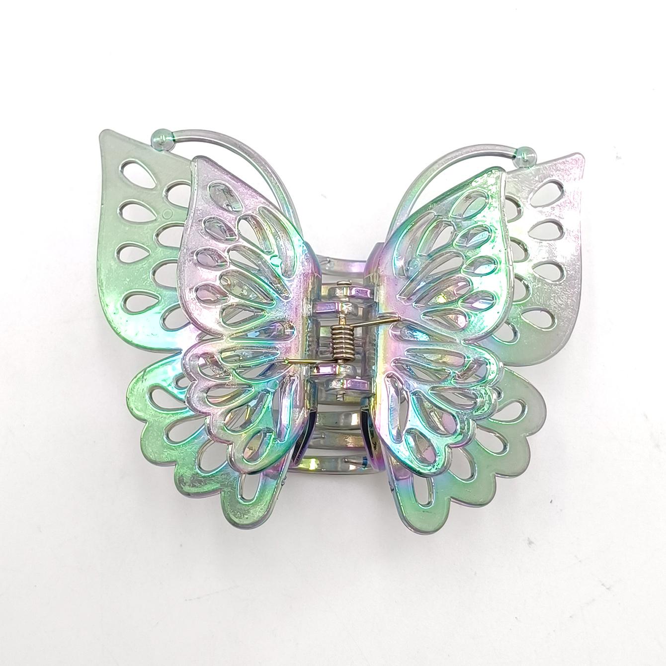 

Large Double-layer Colorful Butterfly Claw Clips for Women Geometric Hair Claw Back Head Grab Clips Barrettes Hair Accessories