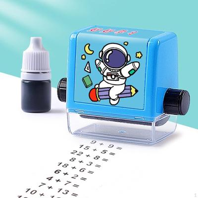 Addition and Subtraction Teaching Stamps for Kids,Roller Design Digital Stamp,Math