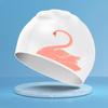 Bathing Caps Ears Protect Elastic Diving Hat Silicone Swimming Hat Swimming Caps Letter Swim Cap