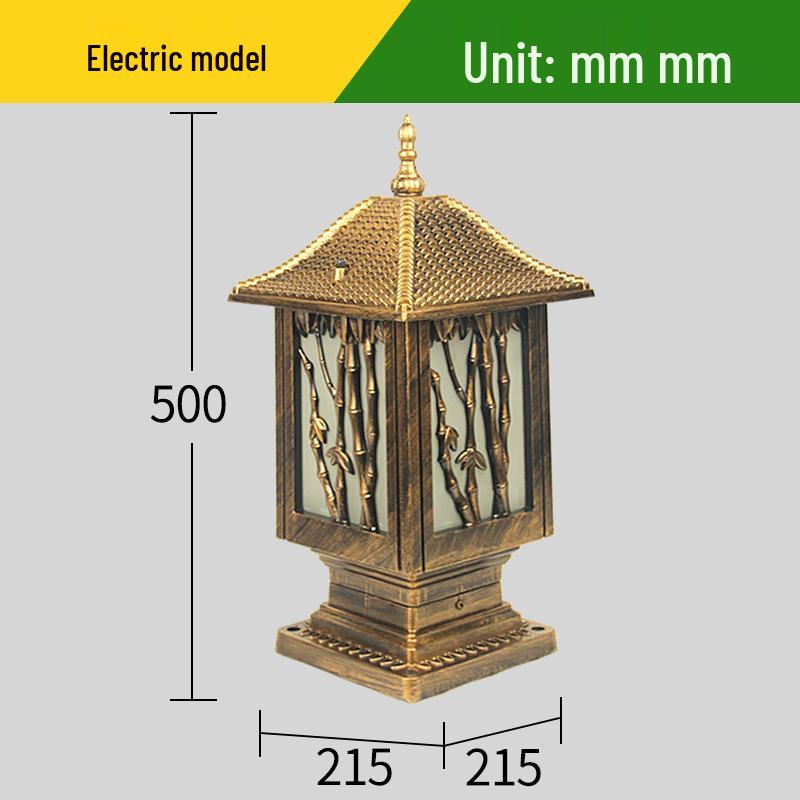 Chinese Style Waterproof Outdoor Wall Lamp for Garden and Villa