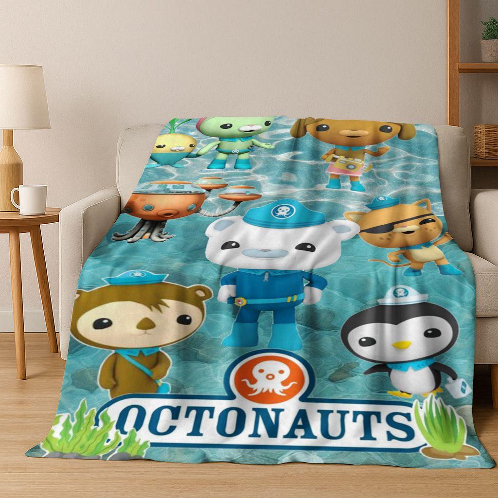 26 Stil Octonauts Barnacles Cartoon Flanell Decke, Warme und Gemütliche Weiche Überwurfdecke für Zuhause Schlafzimmer Bett Sofa Abdeckung Kinder Geschenk