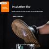 Men's Safety Shoes Insulated Labor Protection Shoes Breathable Anti Smashing Puncture Comfortable Men's Safety Tennis Steel Toe