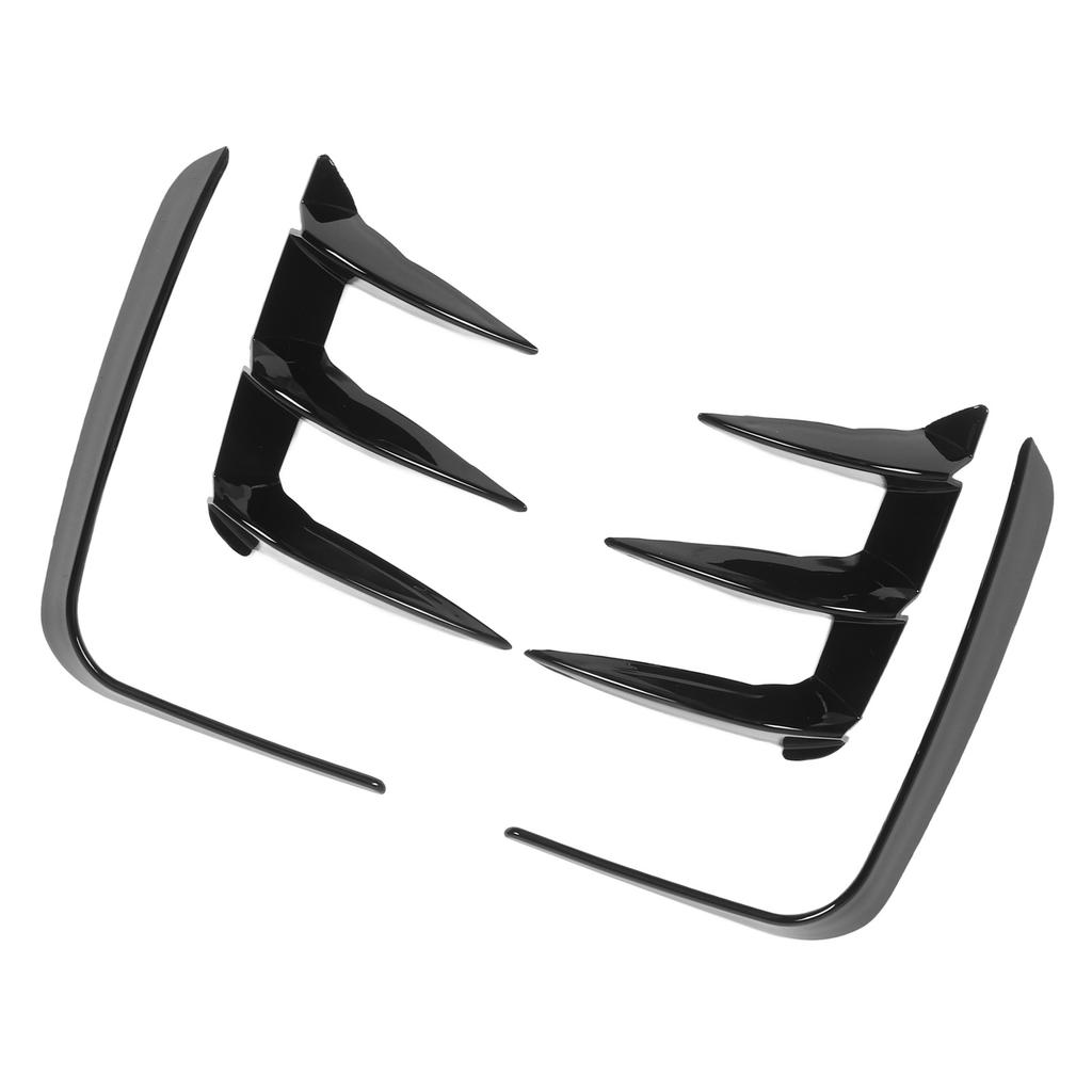 4Pcs Rear Bumper Side Splitter Glossy Black Stylish Rugged Rear Bumper Wind Knife For X3 G01 LCI M Sport