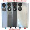 For Huawei Honor 70 Glass Battery Cover Back Door Lid Honor70 Rear Housing Panel + Camera Lens + Sticker Adhesive Glue