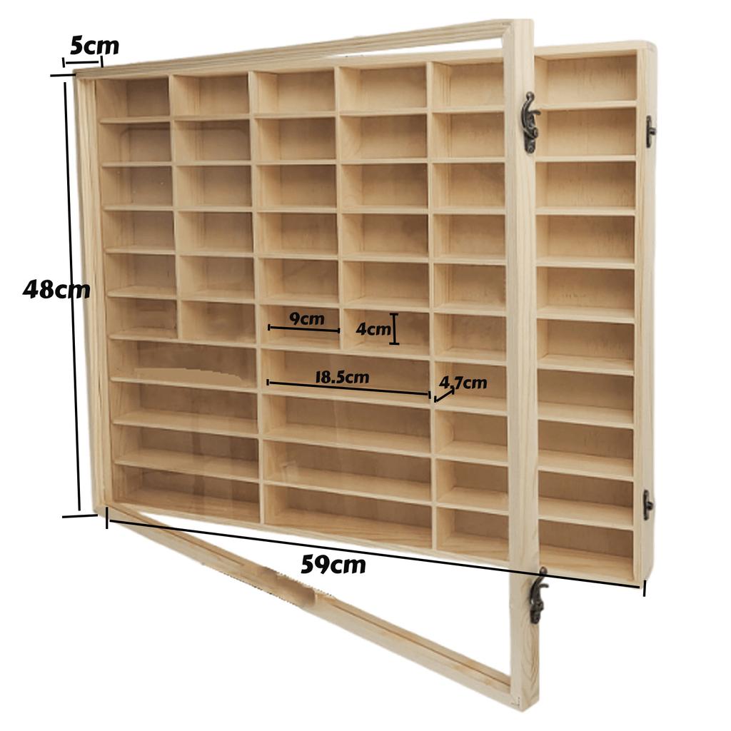 Wooden Toy Car Display Dustproof Toy Shelf Case Protection Organizing Showcase Protection Multifunctional Shelf
