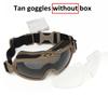 Tactical Goggles Anti Fog UV Protection Paintball Airsoft Glasses Windproof Motorcycle Shooting Cs Wargame Eyewears