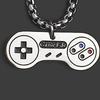 Trendy Titanium Steel Hip-Hop Game Console Pendant Necklace for Couples
