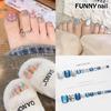 Magnetic Nails, Pedicure, Pedicure Tips, Stick-on Artificial Toenails, Nail Tips, Pedicure Patches 1 Set, Pedicure, Pedicure Tips - 72