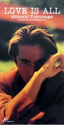 CD HIDEAKI TOKUNAGA; JUN SATO - LOVE IS ALL APDA49 Apollon 1991 Japan Japanese Pop/Rock Used