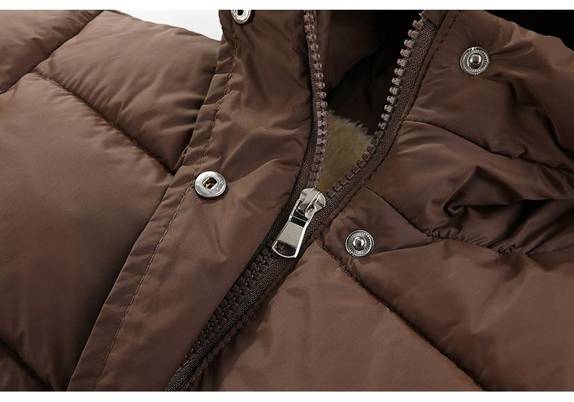 Boys' 2026 Korean Style Cartoon Winter Down Jacket - Thickened Cotton Padded Outerwear