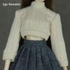 Handmade Doll Accessories Tops Mini Dressing Clothes New Doll Knitted Sweater  for 1/6 Doll