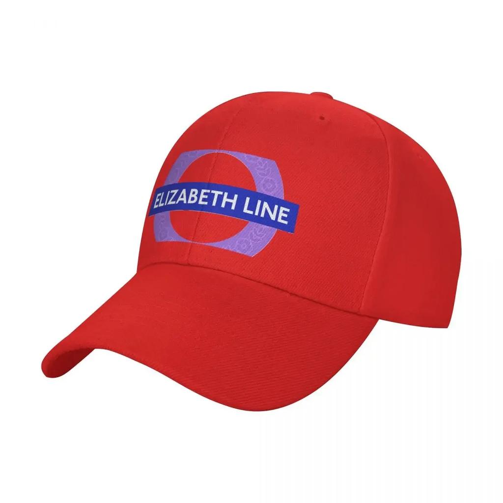 New Elizabeth Line with crown Classic Baseball Cap Unisexs big size hat sun hat Wild Ball Hat F Boy Womens