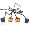 for Toyota Land Cruiser Prado J250 LC250 2024-2025 Front Grille LED Light Amber Light 8pcs Car Accessories (Upper+Lower)