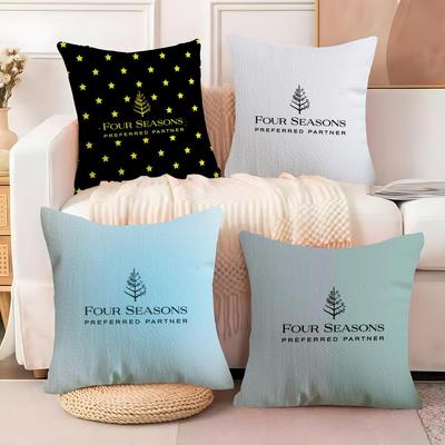 Poszewka na poduszkę F-Four Seasons Hotels Pokój dzienny Sofa Dekoracyjna poszewka na poduszkę Prosta domowa Lekki luksus Drukowana poduszka