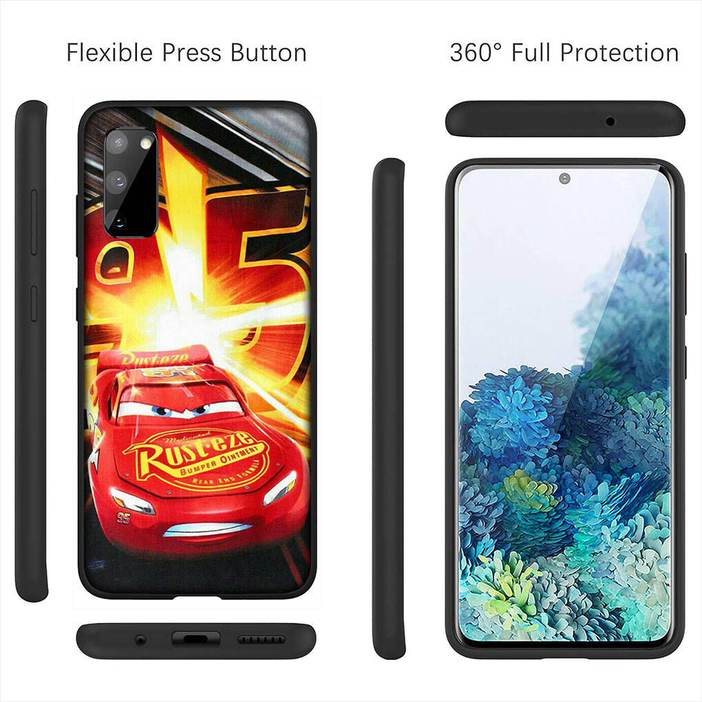 For iPhone 17 16 15 Xiaomi Poco F7 F8 X7 X6 C85 C75 C71 M8 Redmi Note 14 13 12 11 Pro Max 14C 13C 15C A3 Phone Case Cartoon Cars Lightning McQueen 95