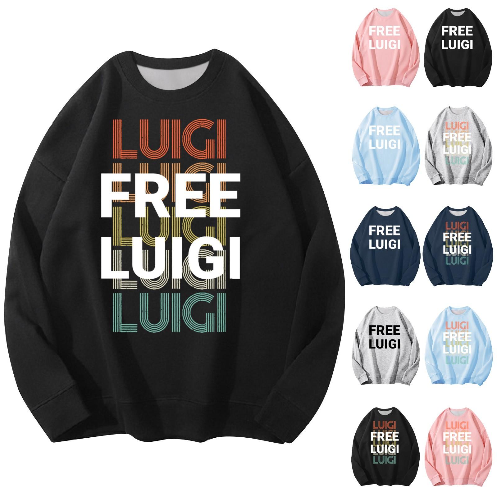 

Мужская и женская мода повседневная блузка с длинными рукавами и круглым вырезом L