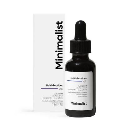 Ser de față cu multe peptide de noapte pentru piele tânără fără vârstă, 30 ml | Ser pentru creșterea colagenului și repararea peste noapte pentru femei și bărbați