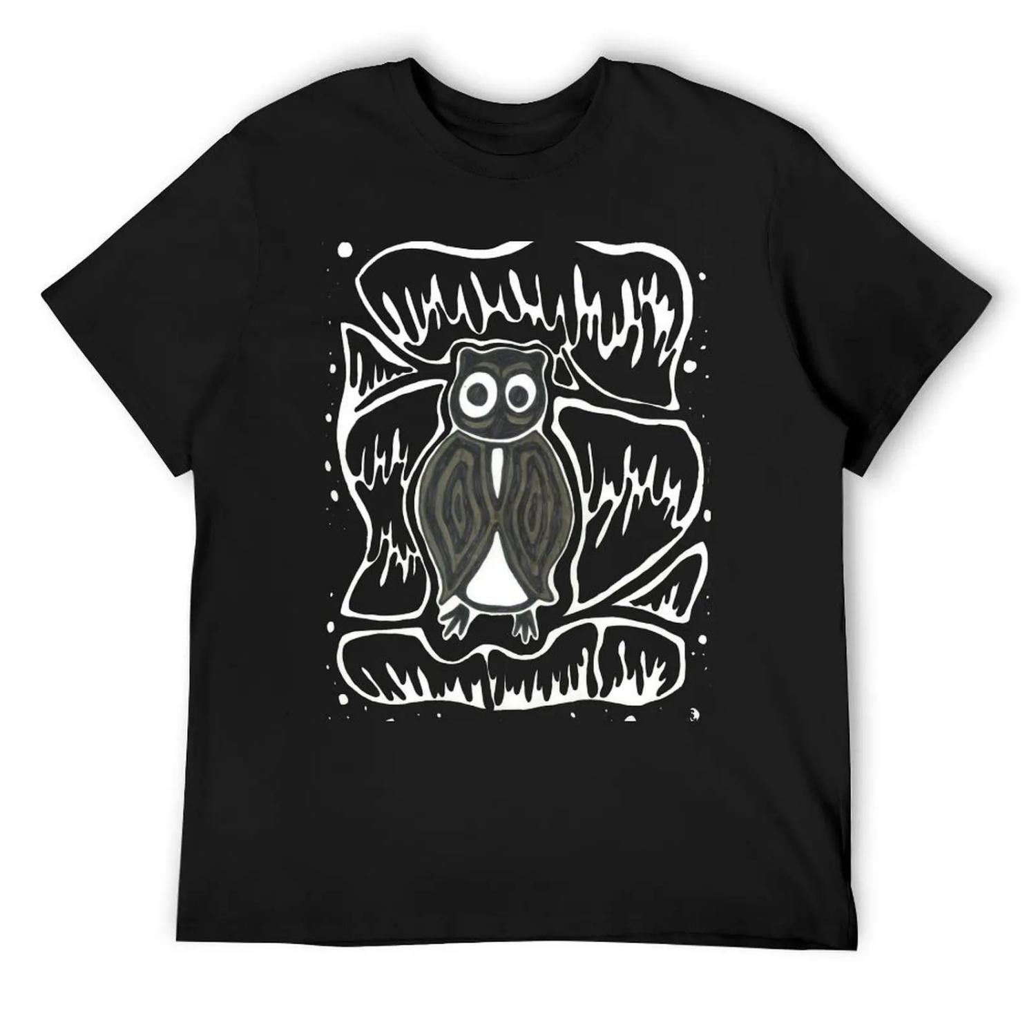 Brown Owl T-Shirt graphic t shirt vintage Personalized t-shirt topping t shirts for men pack S
