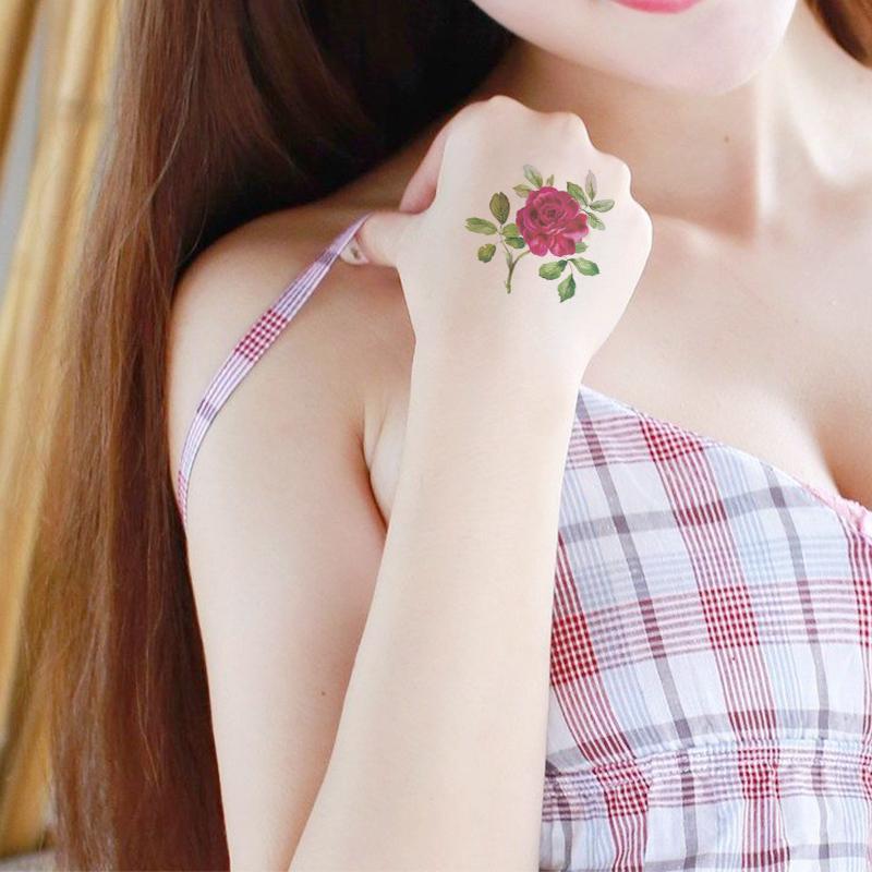 20/2 Sets wasserdichte, aber entfernbare temporäre Tattoos süße Haustier Tiere Blumen