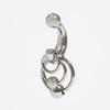 BIMBA Y LOLA Silver Hoop Earrings B245AIW703SIF