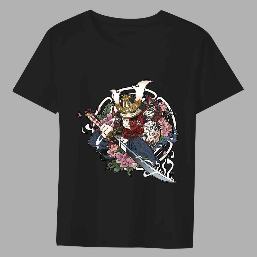 T-shirt de Verão Masculina Clássica Harajuku Street Série Estampa Anime Casual Simples Gola O Juventude Passageiro Camisa Confortável
