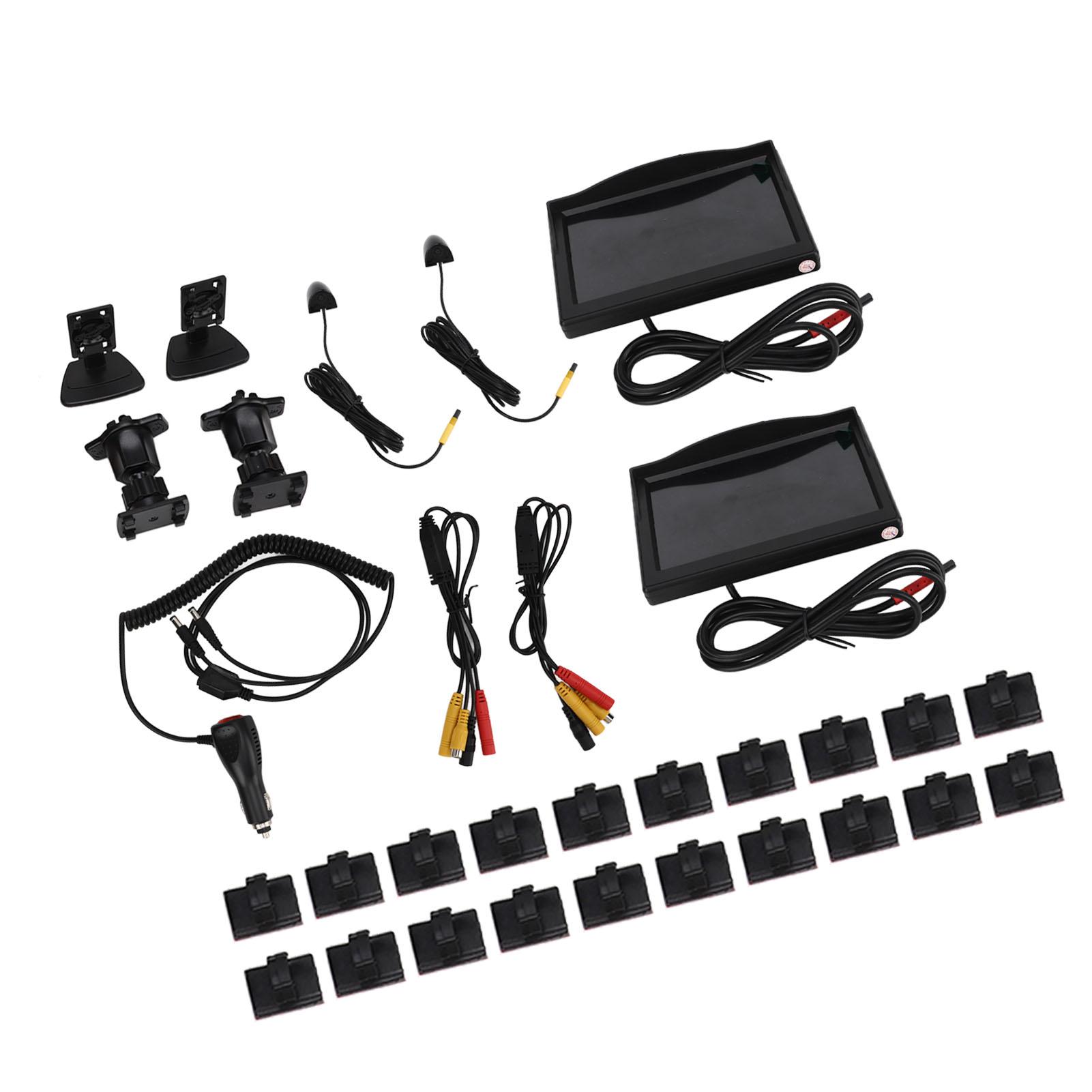 

Комплект системы камеры бокового обзора 5-дюймовый TFT ЖК-монитор IP67 Водонепроницаемый 12 ВСистема резервной камеры 24 В