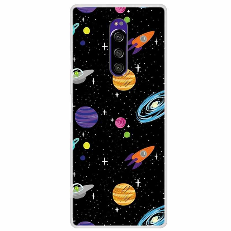 For Sony Xperia 1 Case Luxury Animals Transparent Cover for Sony Xperia1 XZ4 SO-03L SOV40 J8110 J9150 J8170 Phone Shells Covers