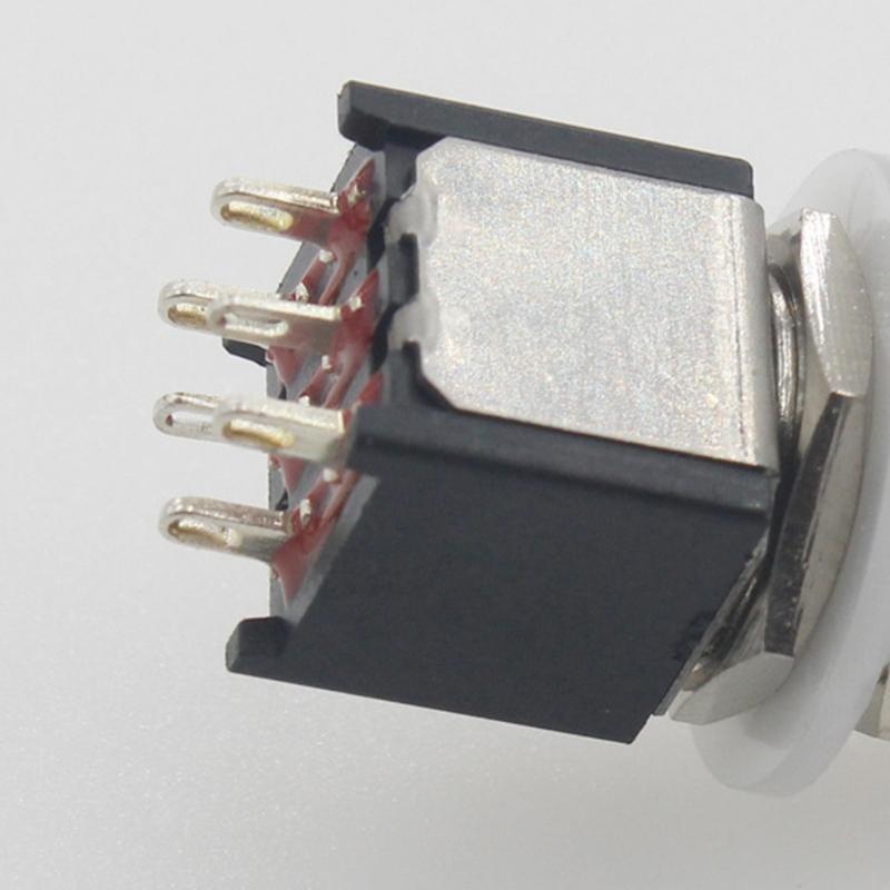 Guitar Effect Pedal DPDT Footswitch 6 Pin Box Stomps Guitar Effect Pedal Foot Switches Guitar Emergency Stop Button