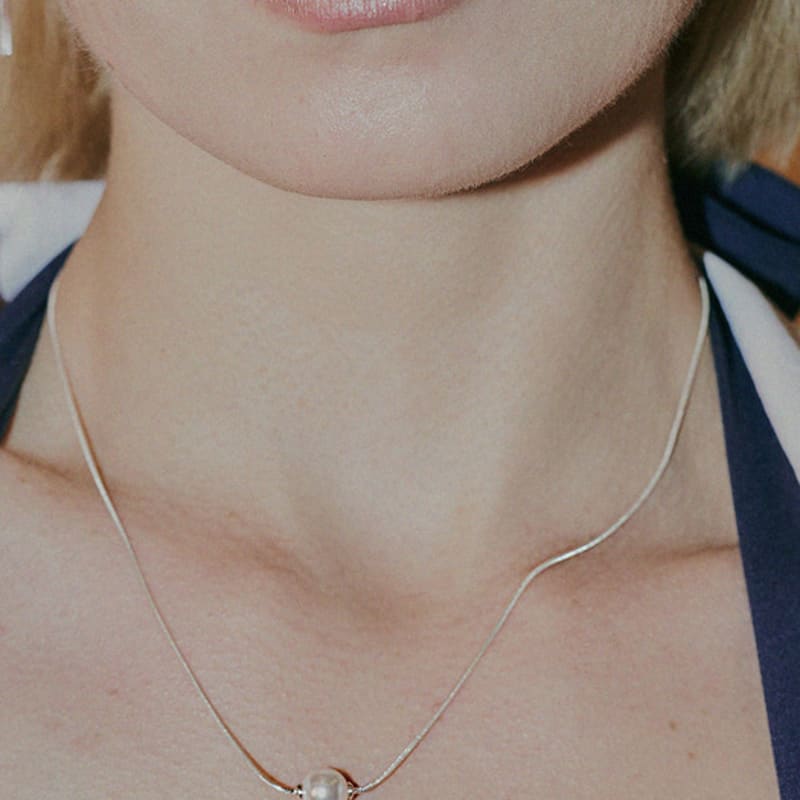 

Denu [sv925]Timeless One Necklace BLUE_QUARTZ