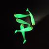 10Pcs/Lot Fishing Soft Lure Luminous Fishing Lure 5Cm 1.3G Artificial Silicone Bait Worm Sea Wobbler Swimbaits For Bass Tackle