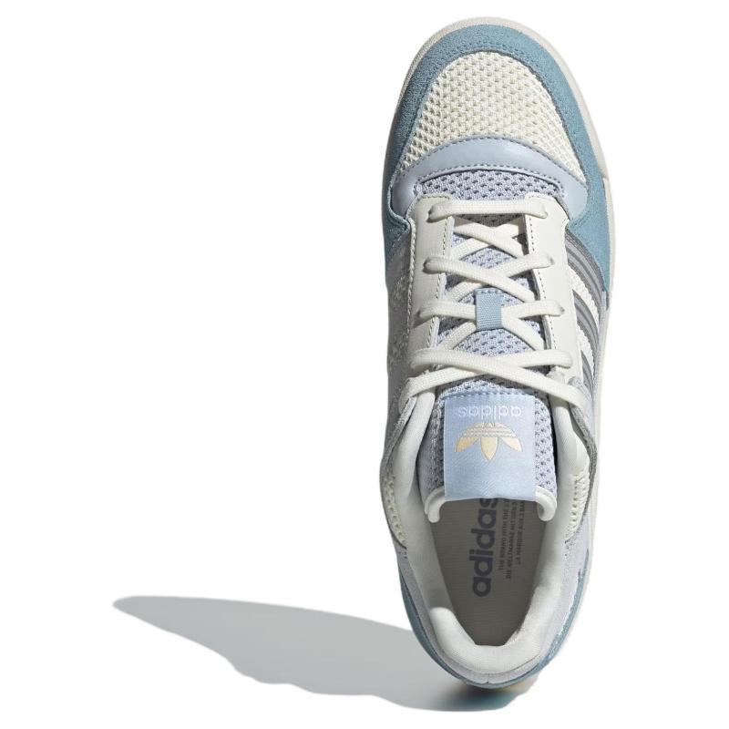 Adidas Originals FORUM Abrasion Resistant Low Top Running Shoes Unisex Blue White Sneakers JP5892